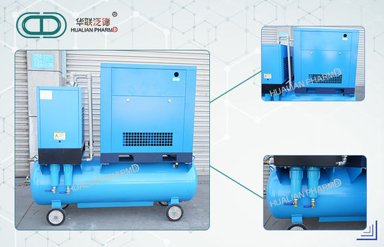 Petite économie d'énergie rotatoire FD-HL-119 d'acier inoxydable de compresseur d'air de vis avec le dessiccateur froid