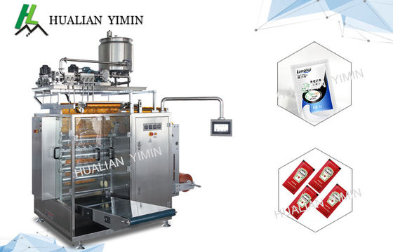 machine à emballer de scellage latérale de sauce tomate 100ml quatre complètement automatique (multi-lignes)