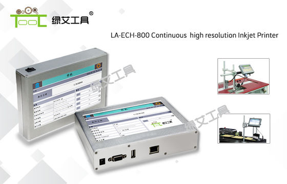 Imprimante à jet d'encre industrielle de Digital ECH 800 - bec simple continu 0-12.7mm 160m/Min